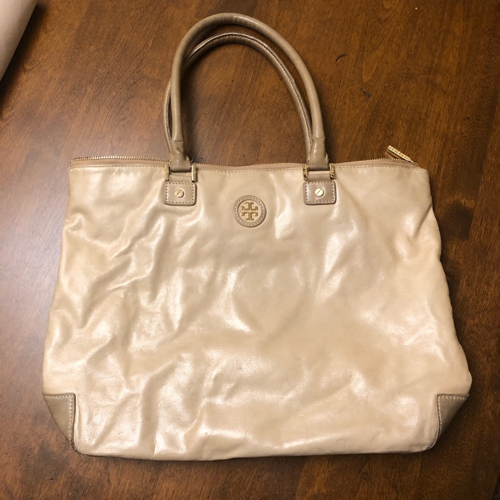 Tory Burch tan tote